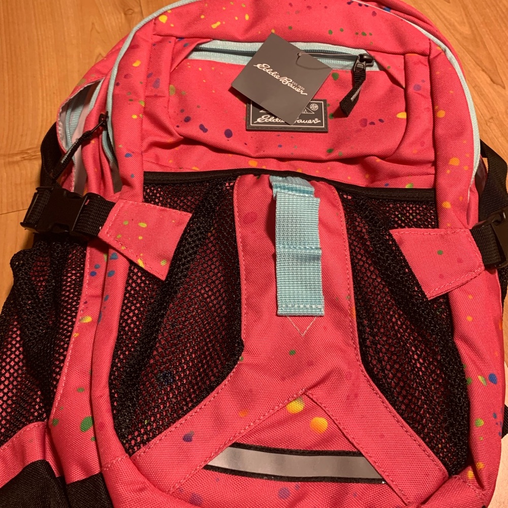 Eddie Bauer Pink Backpack NEW